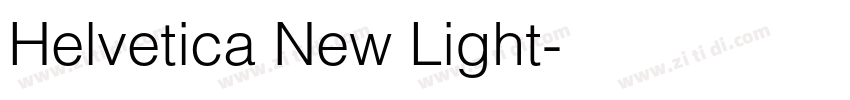 Helvetica New Light字体转换 Helvetica New Light字体转换